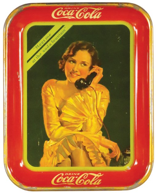 1930 Coca Cola Tin Serving Tray (1 of 1)