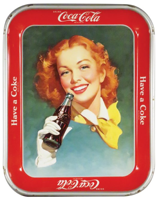 1948 Coca Cola Tin Serving Tray (1 of 1)