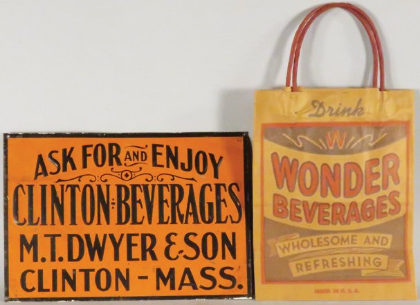 Two Country Store Beverage Advertising Items (1 of 1)