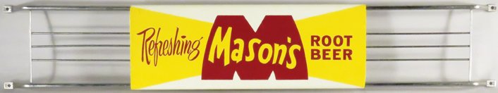 Mason's Root Beer Tin Door Push Bar (1 of 1)