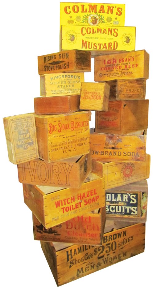Collection of 17 Wood Shipping Crates (1 of 1)