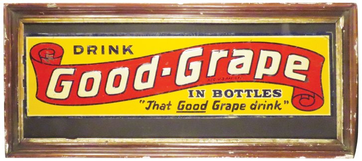 Good-Grape Embossed Tin Sign (1 of 1)
