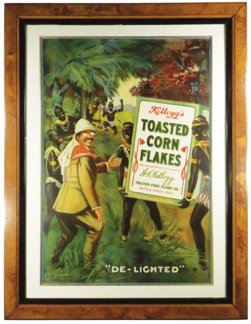 Kellogg's Toasted Corn Flakes Paper Sign (1 of 1)