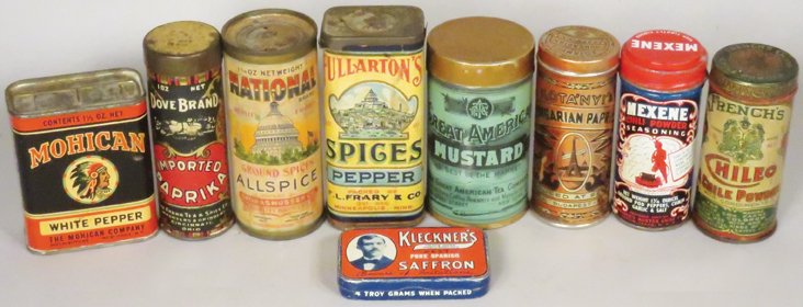 Collection of Country Store Spice Tins (1 of 1)