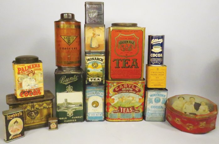 Collection of 16 Country Store Tins (1 of 1)