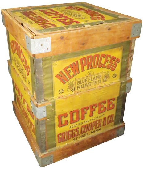 New Process Coffee Wood Store Bin (1 of 2)