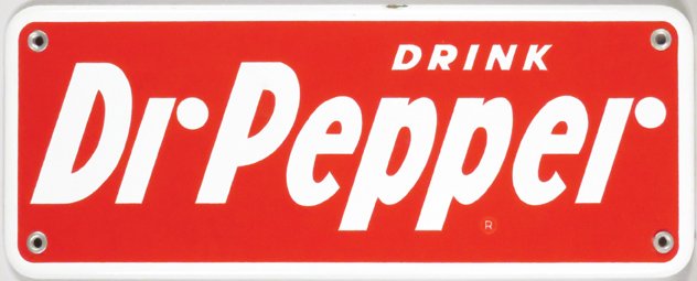 Drink Dr. Pepper Porcelain Sign (1 of 1)