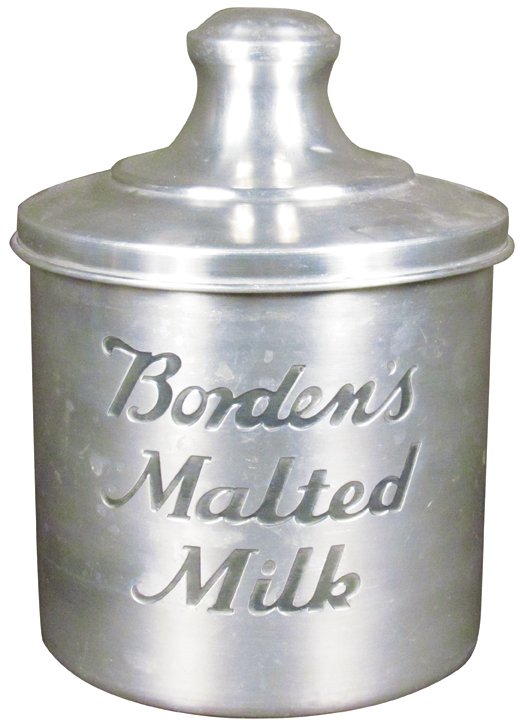 Borden's Malted Milk Aluminum Canister (1 of 1)