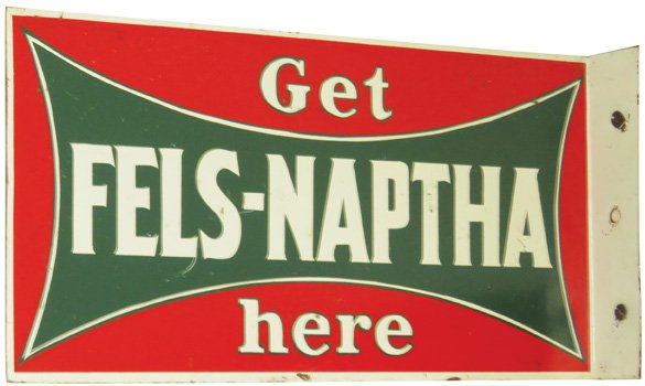 Fels-Naptha Tin Flange Sign (1 of 2)