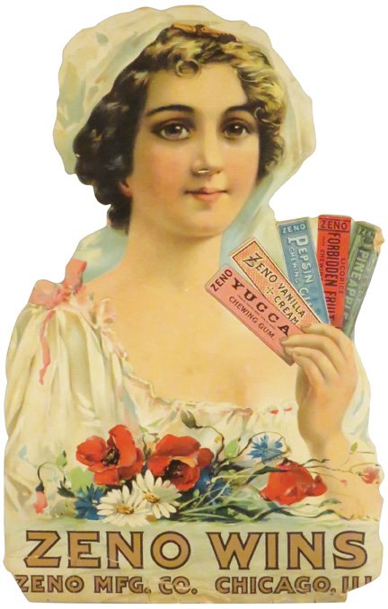 Zeno Gum Die Cut Cardboard Easel Back Sign (1 of 1)