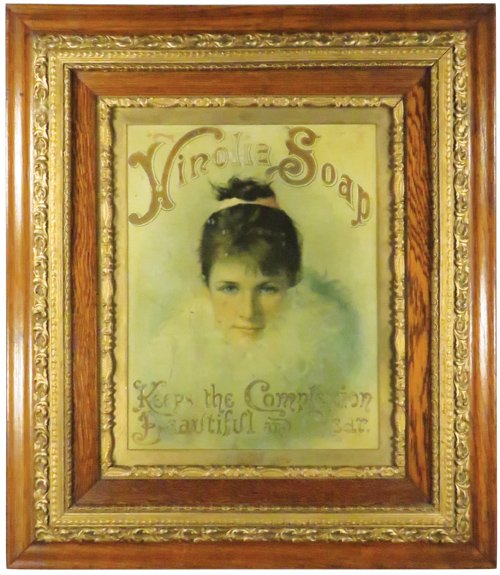 Vinola Soap Embossed Cardboard Sign (1 of 1)