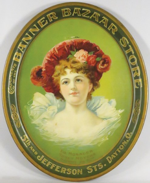 Banner Bazaar Store Tin Serving Tray (1 of 1)