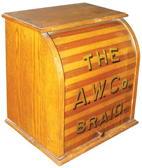 The A.W. Co. Braid Oak Store Display Cabinet (1 of 2)