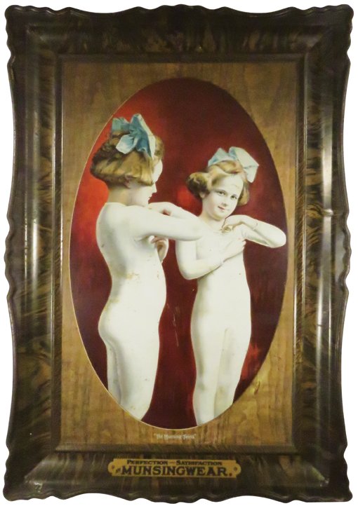 Munsingwear Self Framed Tin Sign (1 of 1)