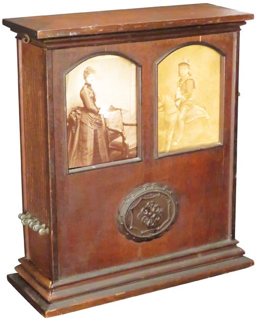 Antique Mechanical Cabinet Card Viewer (1 of 2)