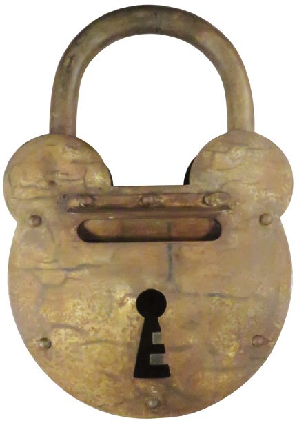 Trade Sign Padlock Mailbox (1 of 3)