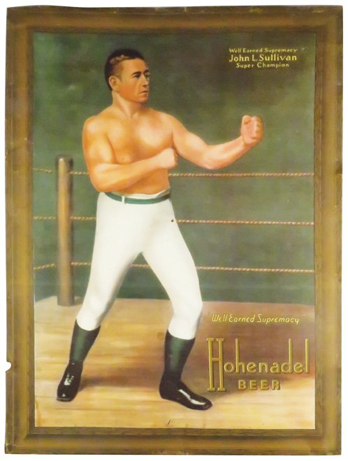 Hohenadel Beer Self Framed Tin Sign (1 of 1)