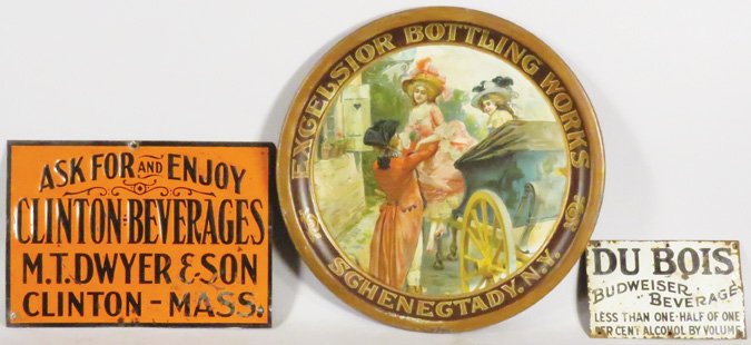 Three Beverage Advertising Items (1 of 1)