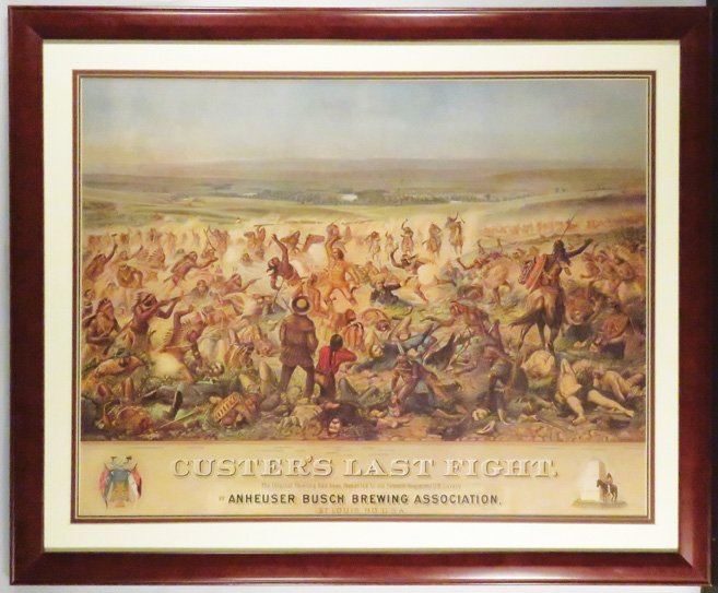 Custer's Last Fight Paper Sign (1 of 1)