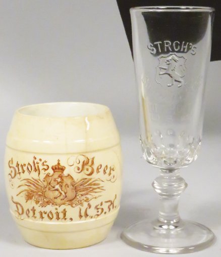 Two Stroh's Beer Advertising Items (1 of 1)