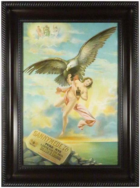 Gannymede 76 Pure Rye Distillers Tin Sign (1 of 1)