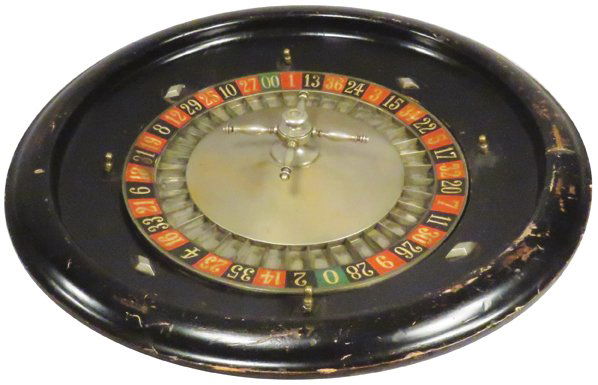 Ebony Table Top Roulette Wheel (1 of 1)