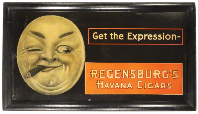 Regensburg's Havana Cigars Cardboard Sign (1 of 1)