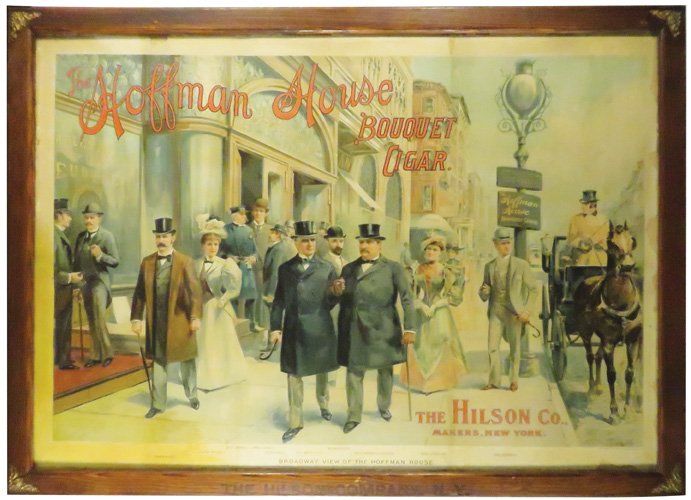 The Hoffman House Bouquet Cigar Paper Sign (1 of 1)