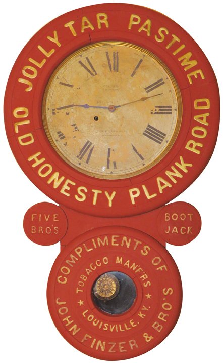 Jollytar Pastime Baird Advertising Clock (1 of 1)