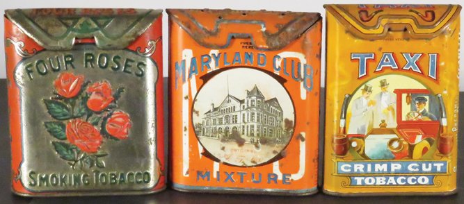 Collection of 3 Tobacco Pocket Tins (1 of 2)