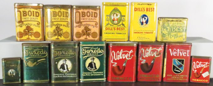 Collection of Fourteen Tobacco Pocket Tins (1 of 1)