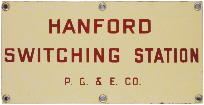 Two Porcelain Signs (1 of 2)