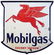 Mobilgas Pegasus Die Cut Porcelain Flange Sign - 2