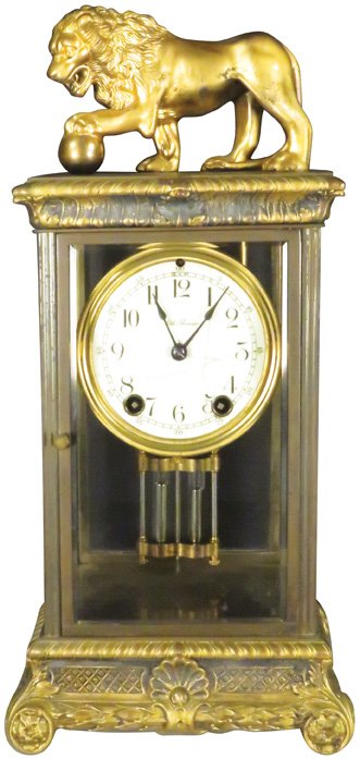 Antique Seth Thomas Clock with Lion (1 of 2)