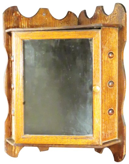 Oak Corner Medicine Cabinet (1 of 1)