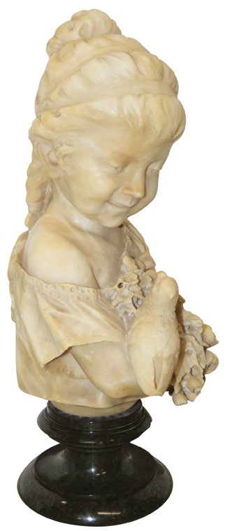 Victorian Style Onyx Bust (1 of 1)