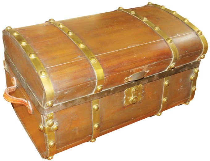 Antique Steamer Trunk (1 of 1)