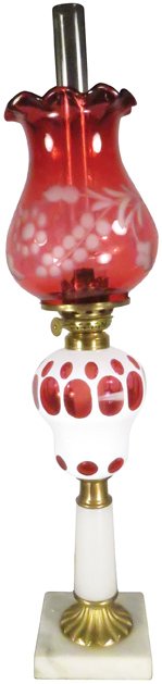 Fancy Victorian Oil Lamp (1 of 1)