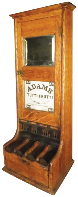 Adam's Tutti-Frutti Four Column Vending Machine (1 of 3)