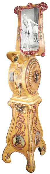 Cast Iron Mutoscope with Native American Indian (1 of 1)