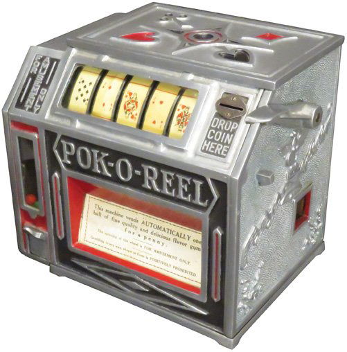 Pok-O-Reel Poker Trade Stimulator Gum Vendor (1 of 2)