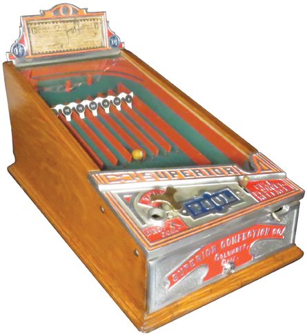 Rare Superior Pool Arcade, 1 Cent Game (1 of 2)