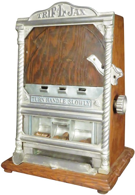 Trip-L-Jax 1 Cent Arcade Machine (1 of 3)