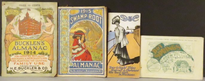 Collection of Antique Almanacs and Travel Guides (1 of 1)