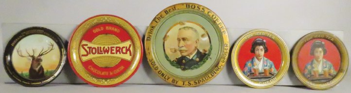 Collection of 5 Tin Tip Trays (1 of 1)