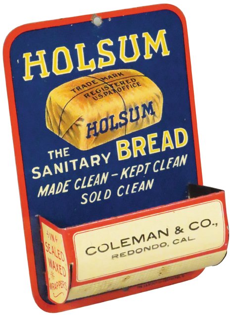 Holsum Bread Tin Litho Match Holder (1 of 1)