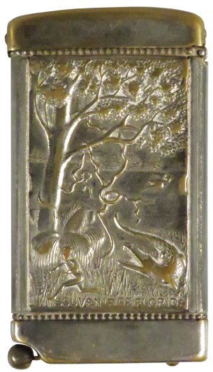 Rare Sunny South "Black Americana" Match Safe (1 of 2)