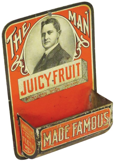 Juicy Fruit "The Man" Tin Litho Match Holder (1 of 1)