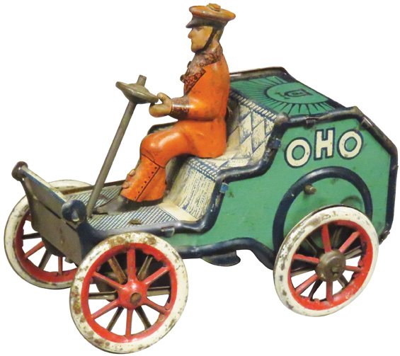 Lehmann Tin Litho Wind Up Toy "Oho" Car (1 of 2)