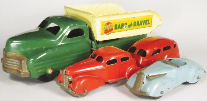 Three Vintage Pressed Steel Toys (1 of 1)